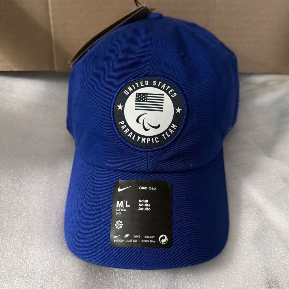 NWT--Nike Sportswear Men's USA Paralympic Team Club Unstructured Cap Hat